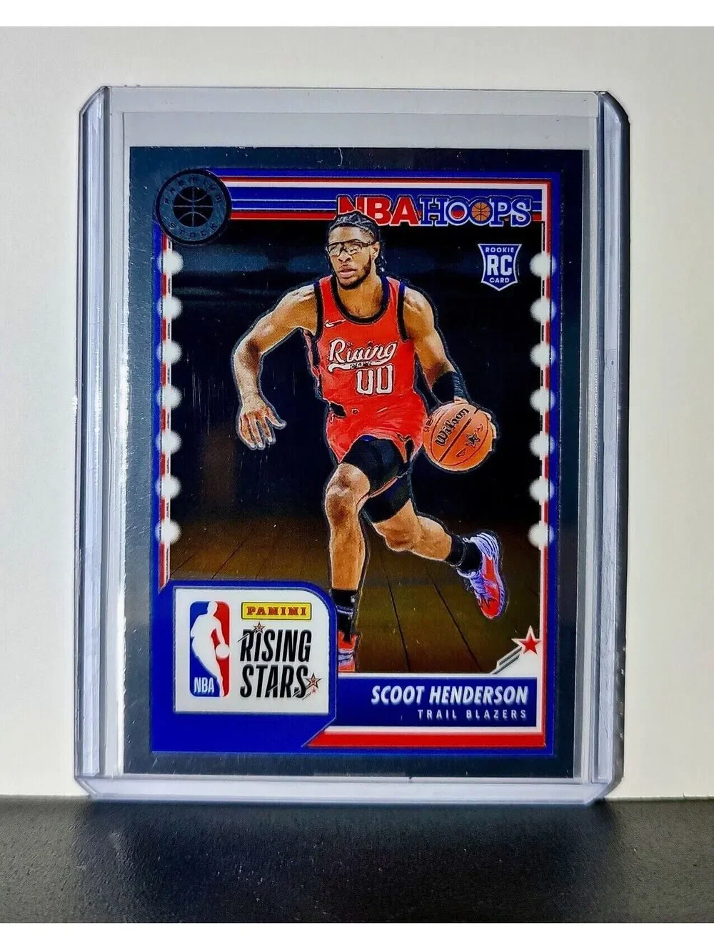 Scoot Henderson 2023-24 Panini Premium NBA Hoops Rising Stars #280 Rookie Card